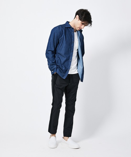 junhashimoto（ジュンハシモト）の「P19 ACTIVE SLIM PANT（その他パンツ・メンズ・カーキ/ブラック・3/4/5/2）」の4枚目の写真