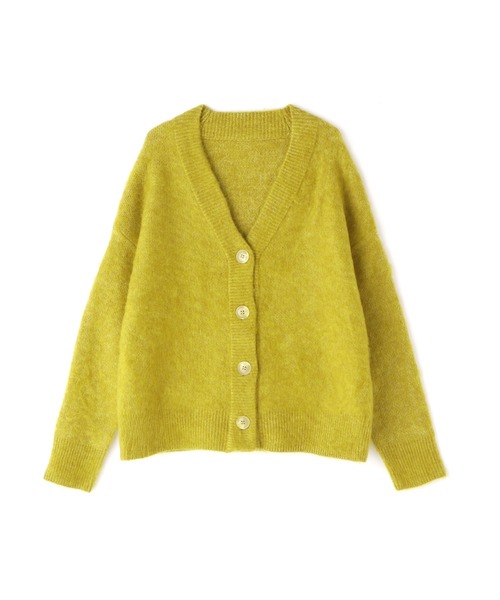 N.（N. Natural Beauty Basic）（エヌエヌナチュラルビューティーベーシック）の「ムジジャガードニットカーディガン（カーディガン/ボレロ・レディース・グレー/イエロー/パープル・MEDIUM）」の21枚目の写真