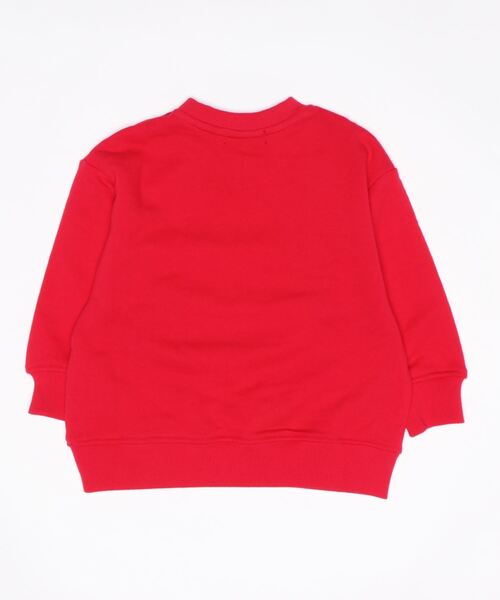 XLARGE KIDS（エクストララージキッズ）の「配色風景柄ボックスOGゴリラトレーナー（スウェット・キッズ・レッド/イエロー/ブラック・90cm/100cm/110cm/120cm/130cm/140cm）」の4枚目の写真