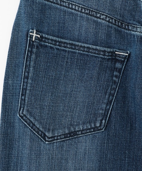 WHEIR（ウェア）の「WHEIR クロスストレートデニムパンツ（デニムパンツ・レディース・ダークインディゴブルー/ライトインディゴブルー/ワンウォッシュ・23/24/25/26/27）」の12枚目の写真