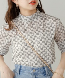 Chico | 【新色追加】モノグラムチュールロンT(Tシャツ/カットソー)