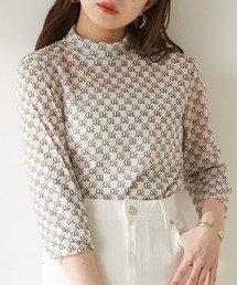 Chico | 【新色追加】モノグラムチュールロンT(Tシャツ/カットソー)