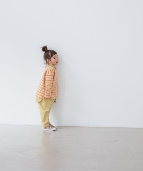 LOWRYS FARM（ローリーズファーム）の「オーガニックボーダーＬＳ　264184（Tシャツ/カットソー・キッズ・ブルー/ピンク/ブラック/オレンジ・110cm/140cm/150cm/130cm/120cm）」の12枚目の写真