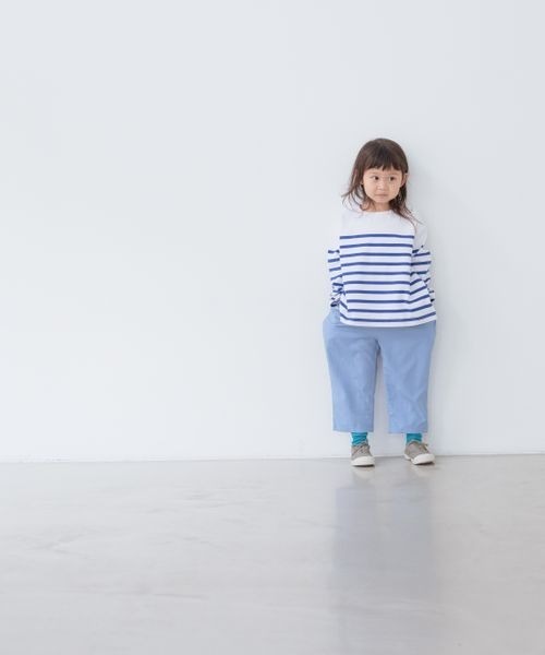 LOWRYS FARM（ローリーズファーム）の「オーガニックボーダーＬＳ　264184（Tシャツ/カットソー・キッズ・ブルー/ピンク/ブラック/オレンジ・110cm/140cm/150cm/130cm/120cm）」の19枚目の写真