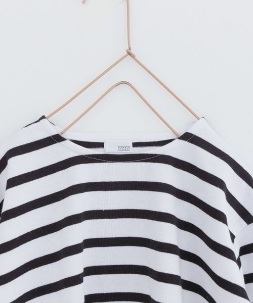 LOWRYS FARM（ローリーズファーム）の「オーガニックボーダーＬＳ　264184（Tシャツ/カットソー・キッズ・ブルー/ピンク/ブラック/オレンジ・110cm/140cm/150cm/130cm/120cm）」の17枚目の写真