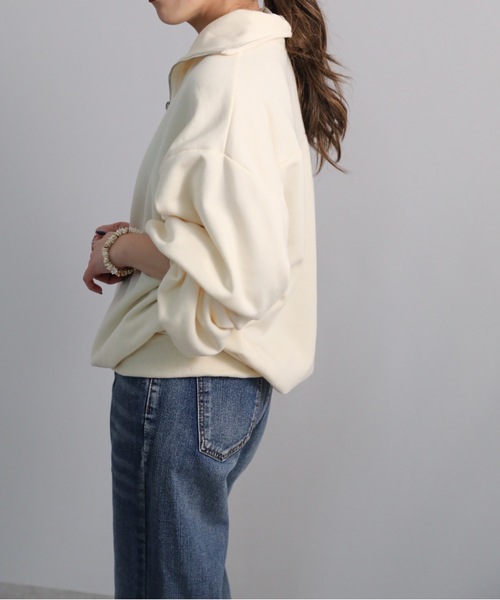 sakishimatokyo(サキシマトーキョー)の「【ZOZO限定】フロントZIPプルオーバー(スウェット・レディース・ブラック/グレー/アイボリー・FREE)」の20枚目の写真