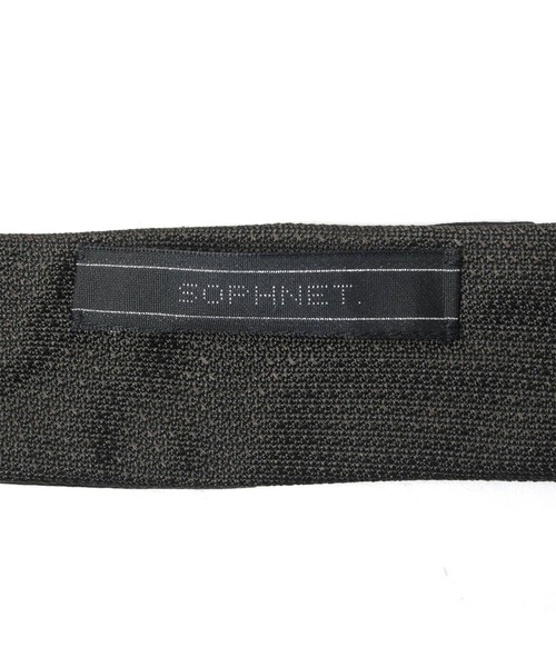 SOPHNET.(ソフネット)の「REVERSIBLE NECKTIE(ネクタイ・メンズ・ブラック/ネイビー・FREE)」の8枚目の写真