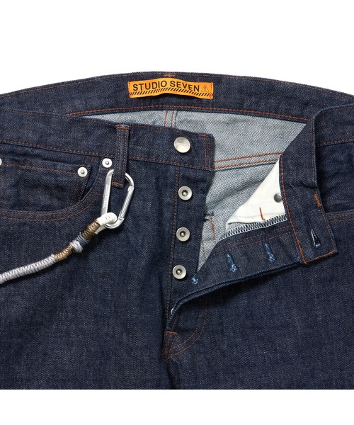 STUDIO SEVEN(スタジオ セブン)の「7Cross EMB Denim Pants【STUDIOSEVEN/スタジオセブン】(デニムパンツ・メンズ・インディゴブルー・MEDIUM/LARGE/X-LARGE)」の4枚目の写真