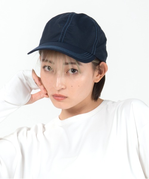 LAYMEE(レイミー)の「CAP / キャップ【ネルソン彩子 コラボレーション】(キャップ・レディース・ネイビー/テラコッタ・FREE)」の10枚目の写真