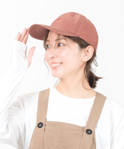 LAYMEE(レイミー)の「CAP / キャップ【ネルソン彩子 コラボレーション】(キャップ・レディース・ネイビー/テラコッタ・FREE)」の4枚目の写真