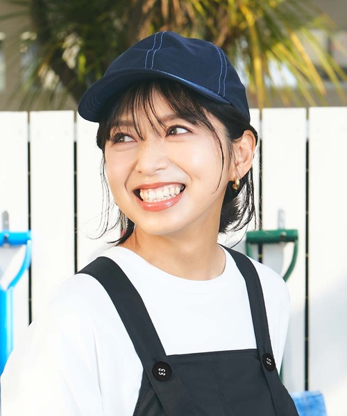 LAYMEE(レイミー)の「CAP / キャップ【ネルソン彩子 コラボレーション】(キャップ・レディース・ネイビー/テラコッタ・FREE)」の9枚目の写真