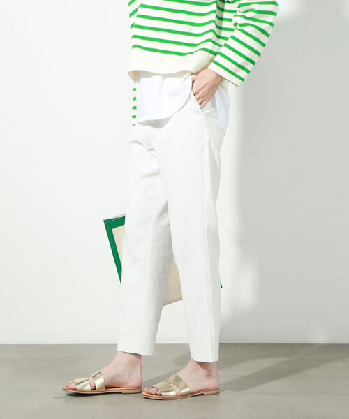 NOLLEY’S（ノーリーズ）の「美脚カラーウォッシャブルパンツ（その他パンツ・レディース・ホワイト系その他4/ホワイト/ピンク/ライトブルー/ネイビー・38/34/36）」の2枚目の写真