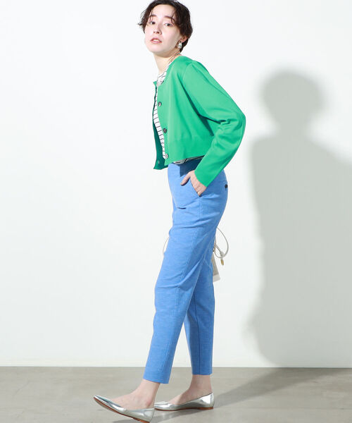 NOLLEY’S（ノーリーズ）の「美脚カラーウォッシャブルパンツ（その他パンツ・レディース・ホワイト系その他4/ホワイト/ピンク/ライトブルー/ネイビー・38/34/36）」の12枚目の写真