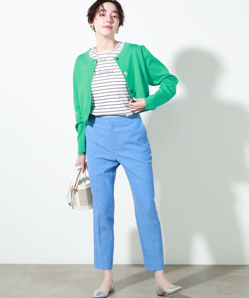 NOLLEY’S（ノーリーズ）の「美脚カラーウォッシャブルパンツ（その他パンツ・レディース・ホワイト系その他4/ホワイト/ピンク/ライトブルー/ネイビー・38/34/36）」の13枚目の写真