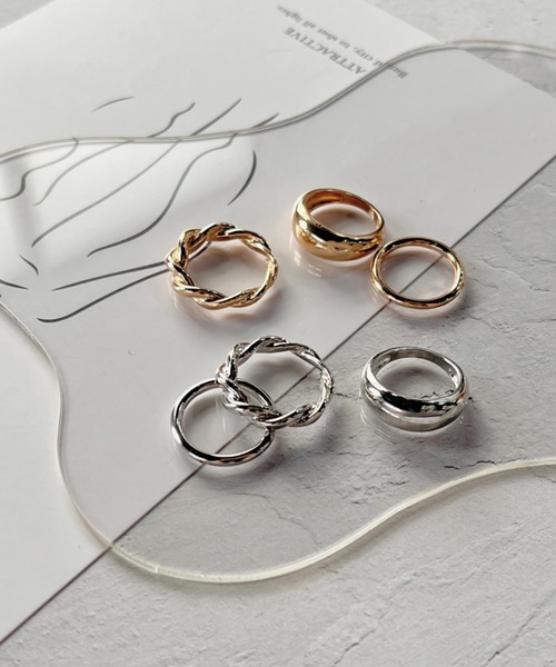 セール】シンプル3セット リング（リング）｜iso（イソ）の