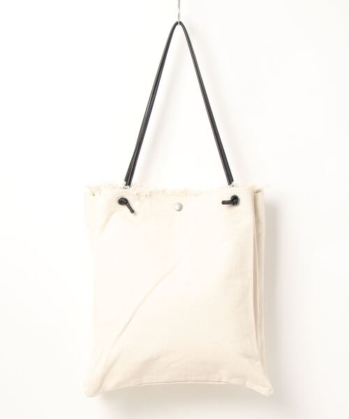 VENCEEXCHANGE（ヴァンスエクスチェンジ）の「フリンジキャンバストート（トートバッグ・レディース・ブラック/オフホワイト/その他35・FREE）」の4枚目の写真