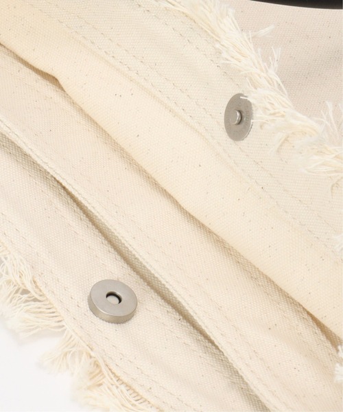 VENCEEXCHANGE（ヴァンスエクスチェンジ）の「フリンジキャンバストート（トートバッグ・レディース・ブラック/オフホワイト/その他35・FREE）」の12枚目の写真