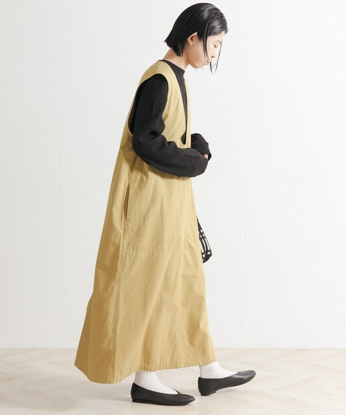 FORK&SPOON　テントラインUネックワンピース BLACK 1 URBAN RESEARCH DOORS｜FORK&SPOON テントラインUネック