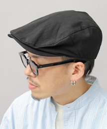 ReqHatter（レックハッター）の「<A.M.S.別注>  選べる5素材 スタンダードハンチング（コットン・合成皮革・ワッフル・ナイロン・スウェット）（ハンチング/ベレー帽）」