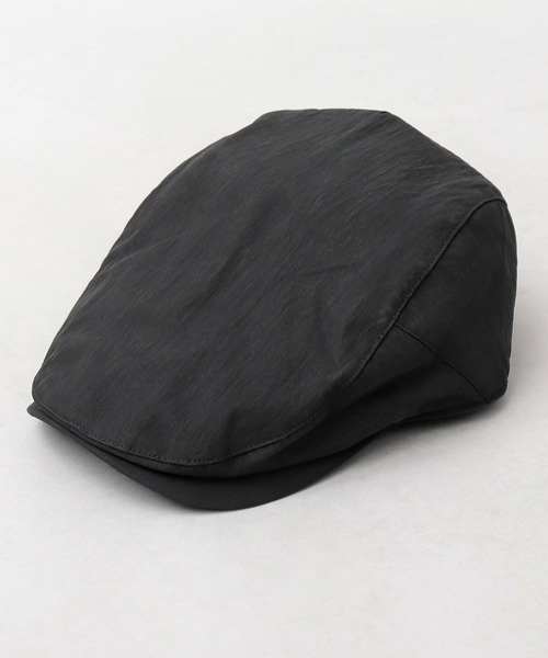 ReqHatter（レックハッター）の「<A.M.S.別注>  選べる5素材 スタンダードハンチング（コットン・合成皮革・ワッフル・ナイロン・スウェット）（ハンチング/ベレー帽・メンズ・ベージュ/ブラック/オフホワイト/サックスブルー/ブラック系その他/ブラック系その他2/ブラック系その他4/ブラック系その他3・FREE）」の11枚目の写真