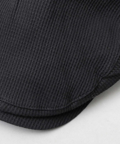 ReqHatter（レックハッター）の「<A.M.S.別注>  選べる5素材 スタンダードハンチング（コットン・合成皮革・ワッフル・ナイロン・スウェット）（ハンチング/ベレー帽・メンズ・ベージュ/ブラック/オフホワイト/サックスブルー/ブラック系その他/ブラック系その他2/ブラック系その他4/ブラック系その他3・FREE）」の13枚目の写真