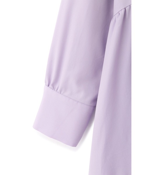 JILL STUART（ジルスチュアート）の「◆フィデルシャツワンピース（シャツワンピース・レディース・パープル/ホワイト・0/2）」の19枚目の写真