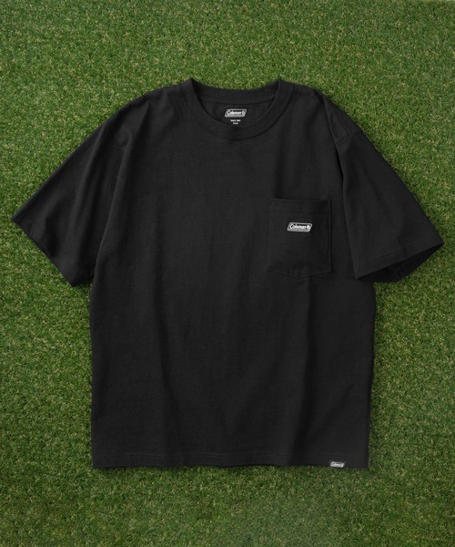 COLEMAN（コールマン）の「【Coleman/コールマン】 ルーズシルエット シリコンワッペン付 ポケット付Tシャツ/ ポケT（Tシャツ/カットソー・メンズ・ホワイト/ブラック・M/L/XL）」の11枚目の写真
