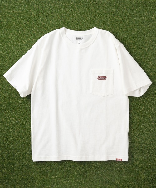 COLEMAN（コールマン）の「【Coleman/コールマン】 ルーズシルエット シリコンワッペン付 ポケット付Tシャツ/ ポケT（Tシャツ/カットソー・メンズ・ホワイト/ブラック・M/L/XL）」の17枚目の写真
