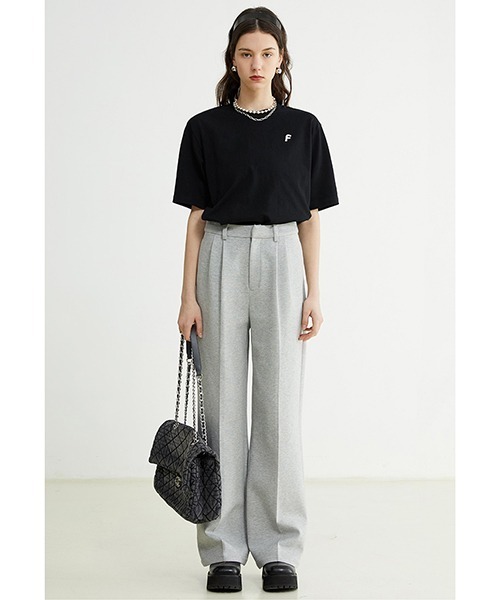 Fano Studios（ファノ ストゥディオズ）の「【Fano Studios】One point embroidery color T-shirt FC22S044（Tシャツ/カットソー・レディース・ブラック/アイボリー・S/L/M）」の22枚目の写真