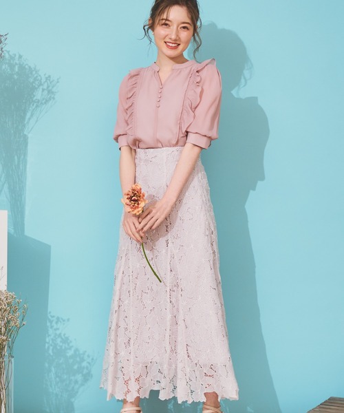 Noela【昨季新品】パフフリルブラウス NOELA（ノエラ）の「パフフリルブラウス（シャツ/ブラウス）」 - WEAR