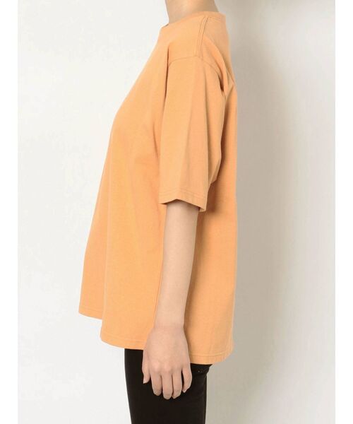 MURUA（ムルーア）の「ブロックフォトTシャツ（Tシャツ/カットソー・レディース・ダークグレー/オレンジ/ホワイト・FREE）」の12枚目の写真