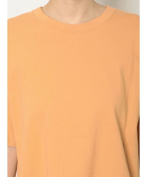 MURUA（ムルーア）の「ブロックフォトTシャツ（Tシャツ/カットソー・レディース・ダークグレー/オレンジ/ホワイト・FREE）」の14枚目の写真