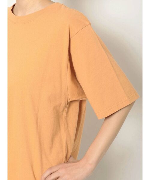 MURUA（ムルーア）の「ブロックフォトTシャツ（Tシャツ/カットソー・レディース・ダークグレー/オレンジ/ホワイト・FREE）」の15枚目の写真