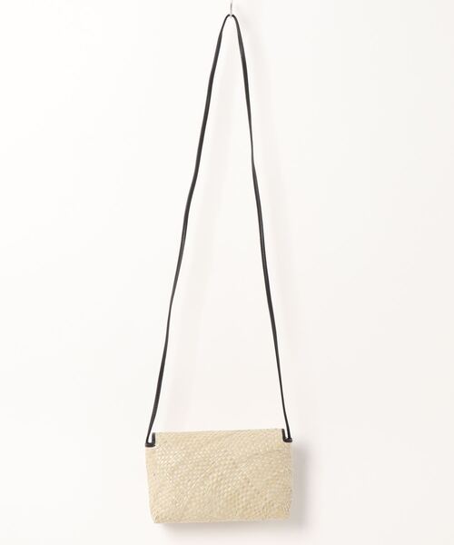 COTTO(コトゥー)の「【COTTO(コトゥー)】レザーコンビショルダーかごバッグ(ショルダーバッグ・レディース・ブラック/ブラウン・FREE)」の3枚目の写真