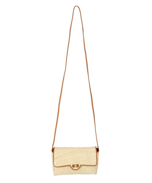 COTTO(コトゥー)の「【COTTO(コトゥー)】レザーコンビショルダーかごバッグ(ショルダーバッグ・レディース・ブラック/ブラウン・FREE)」の13枚目の写真