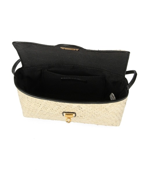 COTTO(コトゥー)の「【COTTO(コトゥー)】レザーコンビショルダーかごバッグ(ショルダーバッグ・レディース・ブラック/ブラウン・FREE)」の21枚目の写真