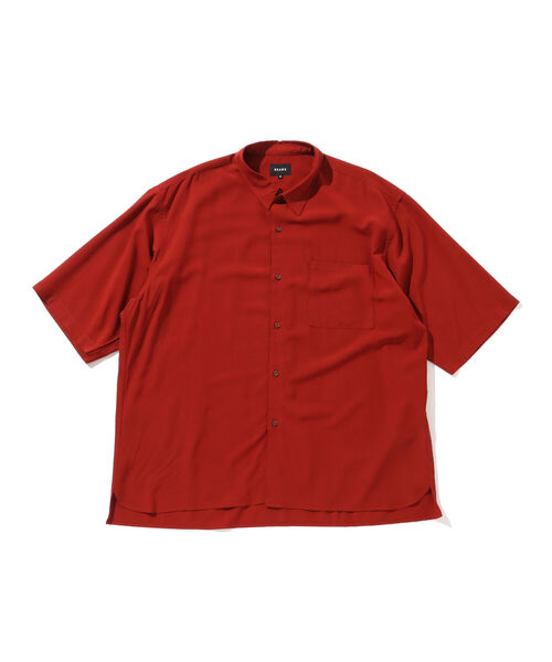 BEAMS(ビームス)の「BEAMS / ソリッド イージー ハーフスリーブ シャツ(シャツ/ブラウス・メンズ・ブラック/グレー系その他/レッド系その他6/イエロー・SMALL/MEDIUM/LARGE/X-LARGE)」の17枚目の写真