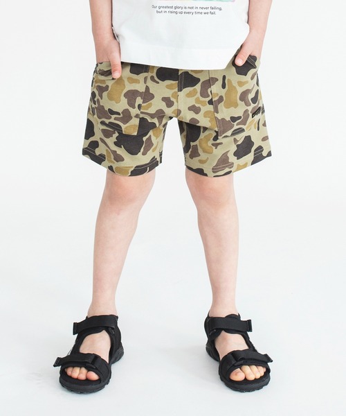 BRANSHES（ブランシェス）の「【やわらか・丈夫】カラフルハーフパンツ（その他パンツ・キッズ・ブラウン/レッド/カーキ/イエロー/ライトグリーン・90/100/110/150/120/130/140）」の4枚目の写真