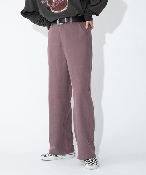 kutir（クティール）の「【セットアップ可】リネンライクストレートパンツ（その他パンツ・レディース・ブルーグレー/キャメル/スモークピンク/ライトグリーン/アイボリー/ブラウン・SMALL/MEDIUM/LARGE）」の6枚目の写真