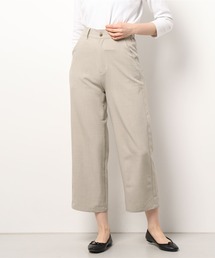 【セットアップ可】リネンライクストレートパンツ