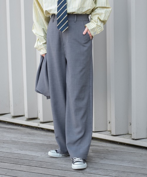 kutir（クティール）の「【セットアップ可】リネンライクストレートパンツ（その他パンツ・レディース・ブルーグレー/キャメル/スモークピンク/ライトグリーン/アイボリー/ブラウン・SMALL/MEDIUM/LARGE）」の21枚目の写真