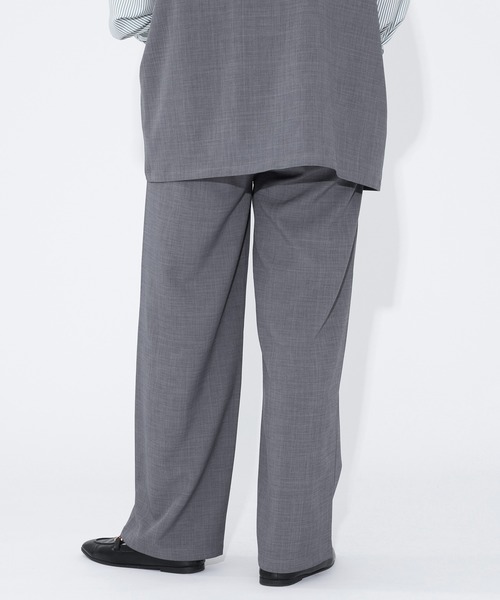 kutir（クティール）の「【セットアップ可】リネンライクストレートパンツ（その他パンツ・レディース・ブルーグレー/キャメル/スモークピンク/ライトグリーン/アイボリー/ブラウン・SMALL/MEDIUM/LARGE）」の9枚目の写真