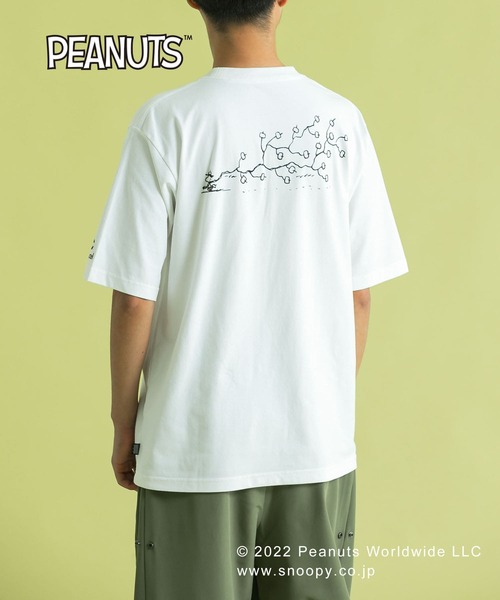 Uiscel（ユイセル）の「『PEANUTS(ピーナッツ)』オリジナルプリント USAコットンTシャツ A（Tシャツ/カットソー・メンズ・ホワイト/ブラック・MEDIUM/LARGE）」の12枚目の写真