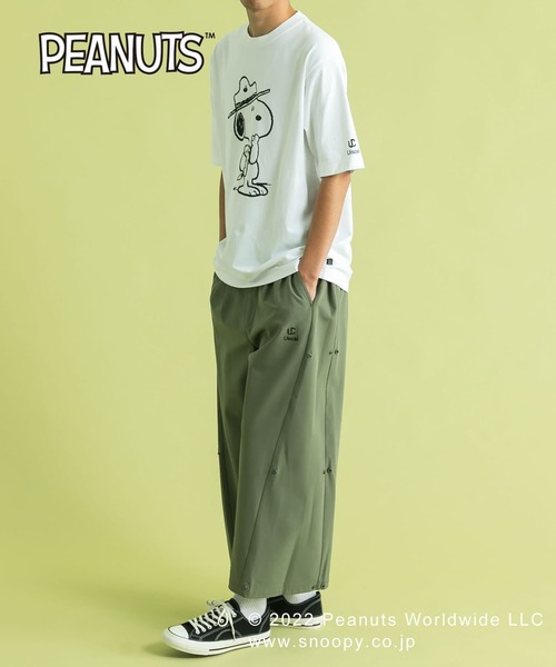 Uiscel（ユイセル）の「『PEANUTS(ピーナッツ)』オリジナルプリント USAコットンTシャツ A（Tシャツ/カットソー・メンズ・ホワイト/ブラック・MEDIUM/LARGE）」の16枚目の写真