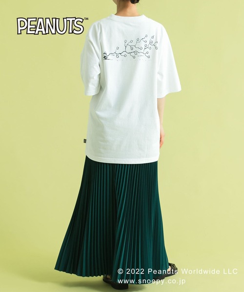 Uiscel（ユイセル）の「『PEANUTS(ピーナッツ)』オリジナルプリント USAコットンTシャツ A（Tシャツ/カットソー・メンズ・ホワイト/ブラック・MEDIUM/LARGE）」の21枚目の写真