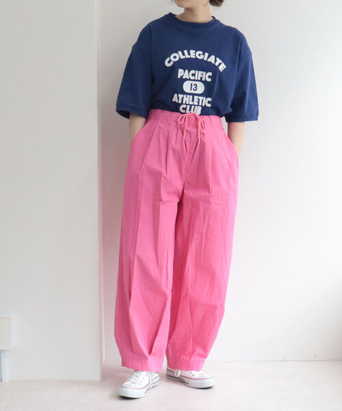 FREDY&GLOSTER(フレディアンドグロスター)の「【Collegiate Pacific/カレッジエイトパシフィック】V Gazette Half Sleeve TEE(Tシャツ/カットソー・レディース・ベージュ/ネイビー/オフホワイト・MEDIUM)」の21枚目の写真