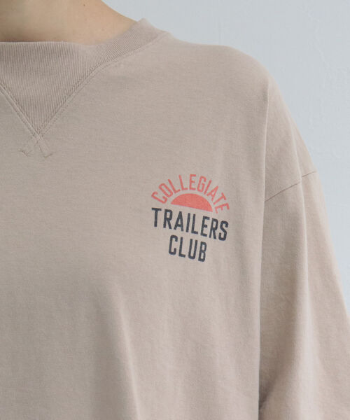 FREDY&GLOSTER(フレディアンドグロスター)の「【Collegiate Pacific/カレッジエイトパシフィック】V Gazette Half Sleeve TEE(Tシャツ/カットソー・レディース・ベージュ/ネイビー/オフホワイト・MEDIUM)」の14枚目の写真