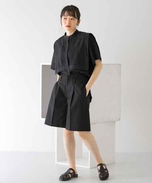 KBF（ケイビーエフ）の「Wベルトハーフパンツ（その他パンツ・レディース・ブラック/グレー・38/36）」の20枚目の写真