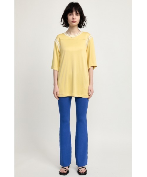 SLY（スライ）の「WASHABLE FLARE PT ウォッシャブル フレア パンツ（スラックス・レディース・アイボリー/ブラック/ブルー・2/1）」の14枚目の写真