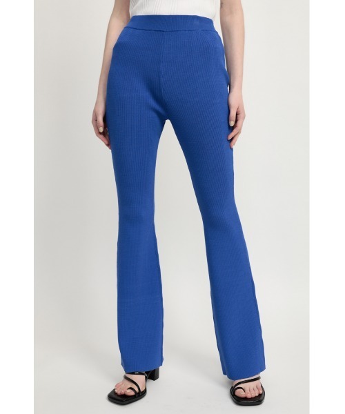 SLY（スライ）の「WASHABLE FLARE PT ウォッシャブル フレア パンツ（スラックス・レディース・アイボリー/ブラック/ブルー・2/1）」の15枚目の写真